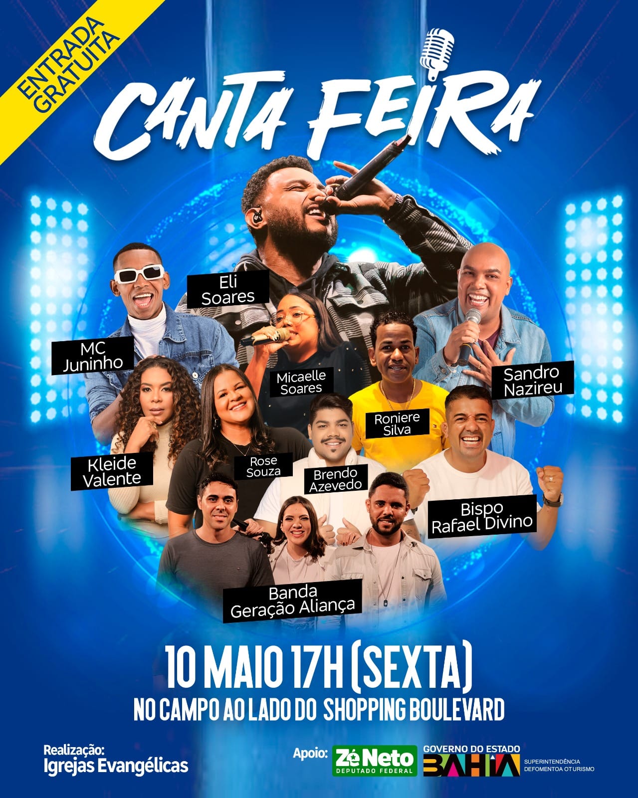 a 1ª edição do Canta Feira