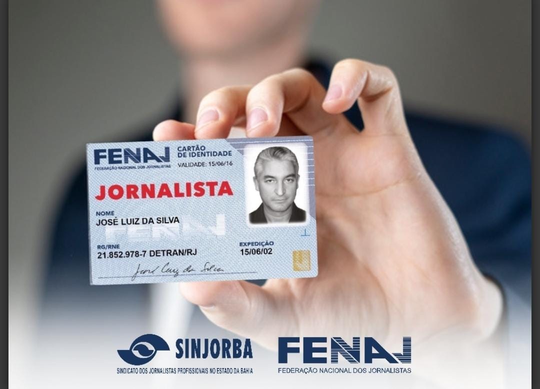 Carteira da Fenaj é a única identidade profissional legal dos jornalistas