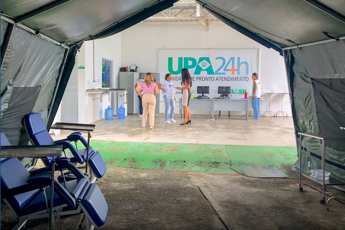 Combate à dengue: Tenda de hidratação é implantada na UPA Mangabeira