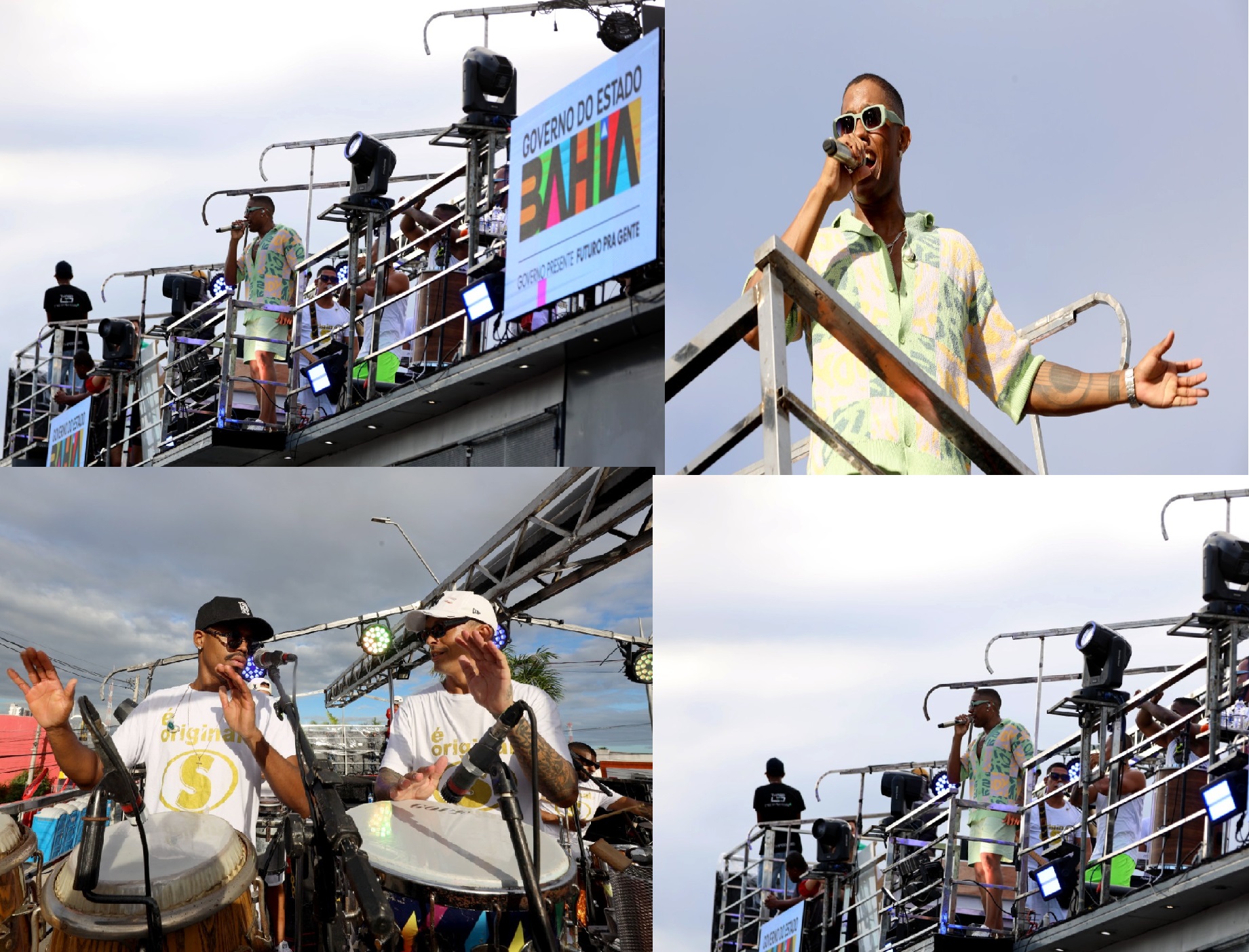 Em desfile sem cordas, Saiddy Bamba contagia foliões no segundo dia da Micareta de Feira