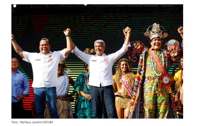 Governador dá as boas-vindas ao reinado de Momo, na abertura oficial do Carnaval de Salvador 2024