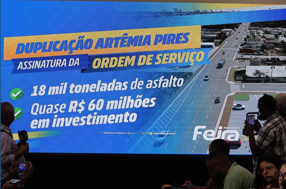 Prefeitura de Feira anuncia investimento recorde de R$ 133 milhões só em pavimentação